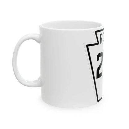 PA-204 1926 (Pennsylvania) (Road Sign) White Coffee Mug - Go Mug Yourself
