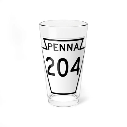 PA-204 1948 (Pennsylvania) (Road Sign) Pint Glass 16oz 16oz - Go Mug Yourself