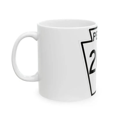 PA-204 1948 (Pennsylvania) (Road Sign) White Coffee Mug - Go Mug Yourself