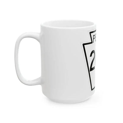 PA-204 1948 (Pennsylvania) (Road Sign) White Coffee Mug - Go Mug Yourself