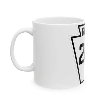 PA-205 1926 (Pennsylvania) (Road Sign) White Coffee Mug - Go Mug Yourself