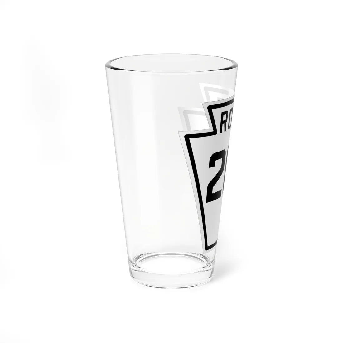 PA-208 1926 (Pennsylvania) (Road Sign) Pint Glass 16oz - Go Mug Yourself