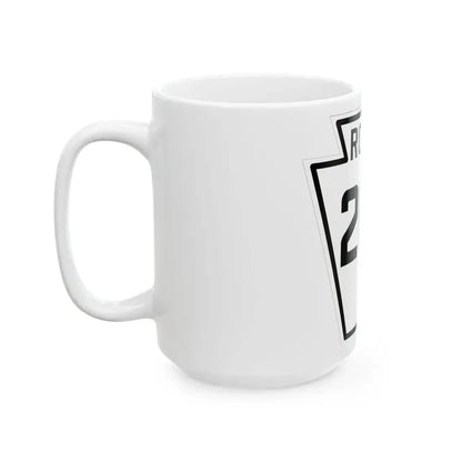 PA-208 1926 (Pennsylvania) (Road Sign) White Coffee Mug - Go Mug Yourself