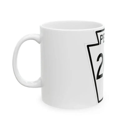 PA-208 1948 (Pennsylvania) (Road Sign) White Coffee Mug - Go Mug Yourself