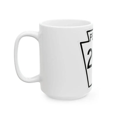PA-208 1948 (Pennsylvania) (Road Sign) White Coffee Mug - Go Mug Yourself