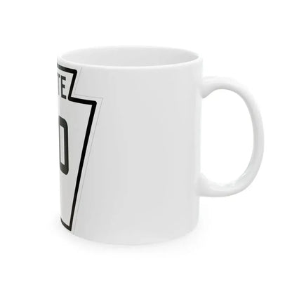 PA-210 1926 (Pennsylvania) (Road Sign) White Coffee Mug - Go Mug Yourself