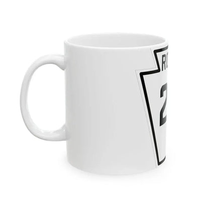 PA-212 1926 (Pennsylvania) (Road Sign) White Coffee Mug - Go Mug Yourself