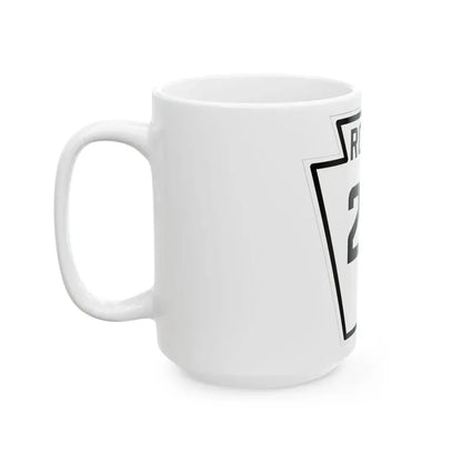 PA-214 1926 (Pennsylvania) (Road Sign) White Coffee Mug - Go Mug Yourself