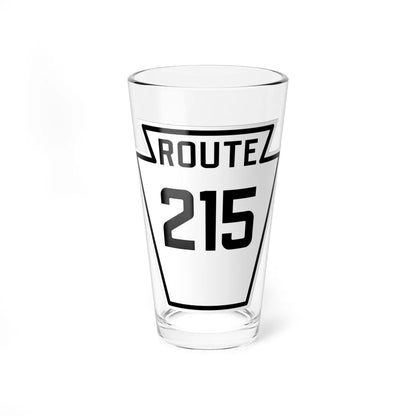 PA-215 1926 (Pennsylvania) (Road Sign) Pint Glass 16oz 16oz - Go Mug Yourself