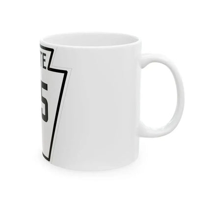 PA-215 1926 (Pennsylvania) (Road Sign) White Coffee Mug - Go Mug Yourself