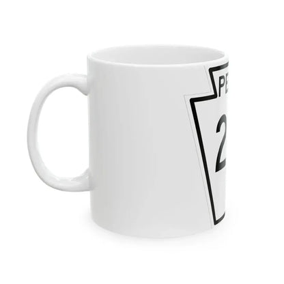 PA-216 1948 (Pennsylvania) (Road Sign) White Coffee Mug - Go Mug Yourself