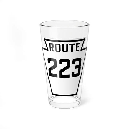 PA-223 1926 (Pennsylvania) (Road Sign) Pint Glass 16oz - Go Mug Yourself
