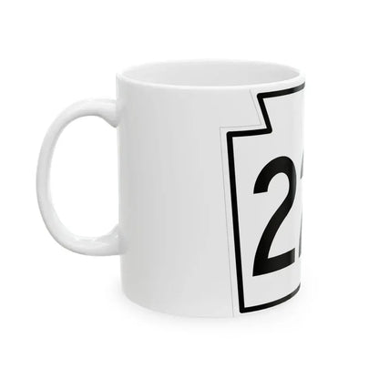 PA-223 1962 (Pennsylvania) (Road Sign) White Coffee Mug - Go Mug Yourself