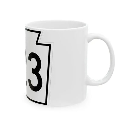 PA-223 1962 (Pennsylvania) (Road Sign) White Coffee Mug - Go Mug Yourself