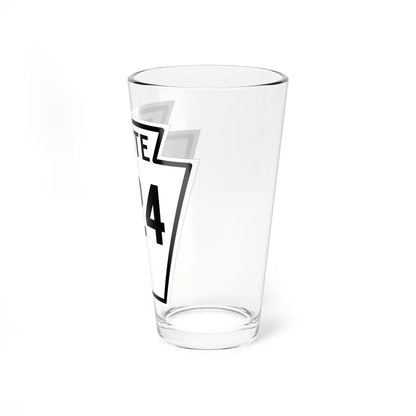 PA-224 1926 (Pennsylvania) (Road Sign) Pint Glass 16oz - Go Mug Yourself