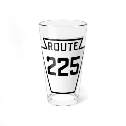 PA-225 1926 (Pennsylvania) (Road Sign) Pint Glass 16oz 16oz - Go Mug Yourself