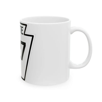 PA-227 1926 (Pennsylvania) (Road Sign) White Coffee Mug - Go Mug Yourself