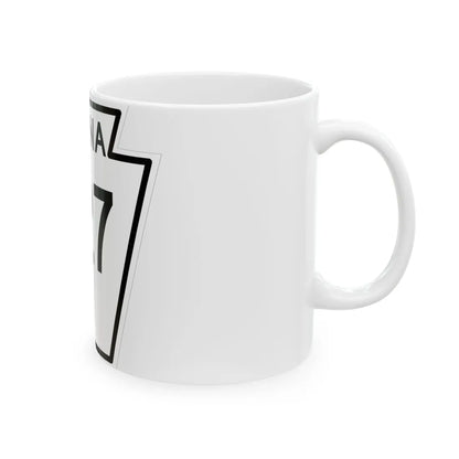 PA-227 1948 (Pennsylvania) (Road Sign) White Coffee Mug - Go Mug Yourself