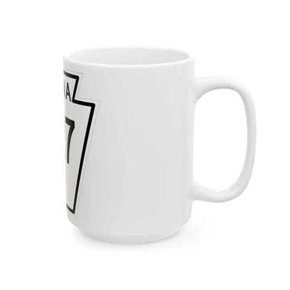 PA-227 1948 (Pennsylvania) (Road Sign) White Coffee Mug - Go Mug Yourself