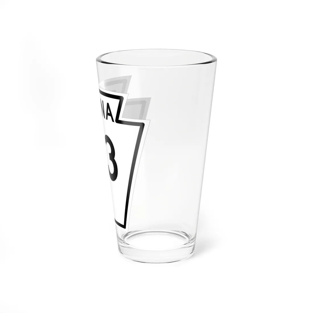 PA-23 1948 (Pennsylvania) (Road Sign) Pint Glass 16oz - Go Mug Yourself