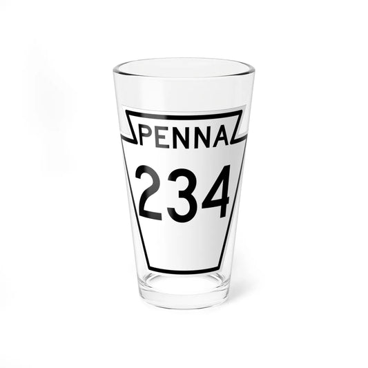 PA-234 1948 (Pennsylvania) (Road Sign) Pint Glass 16oz 16oz - Go Mug Yourself