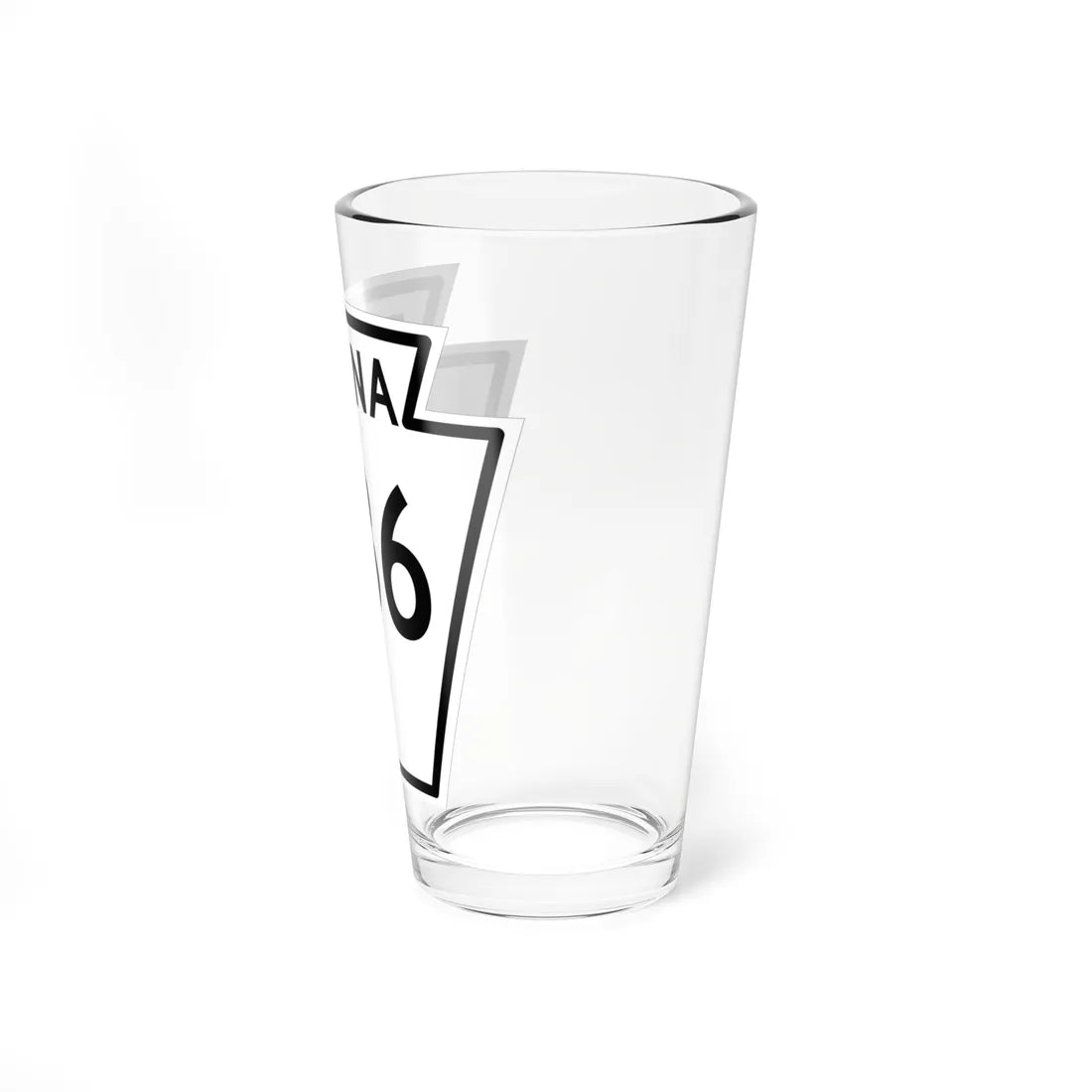 PA-236 1948 (Pennsylvania) (Road Sign) Pint Glass 16oz - Go Mug Yourself