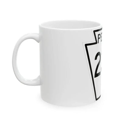 PA-236 1948 (Pennsylvania) (Road Sign) White Coffee Mug - Go Mug Yourself