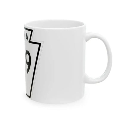 PA-239 1948 (Pennsylvania) (Road Sign) White Coffee Mug - Go Mug Yourself