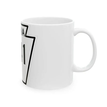 PA-241 1948 (Pennsylvania) (Road Sign) White Coffee Mug - Go Mug Yourself