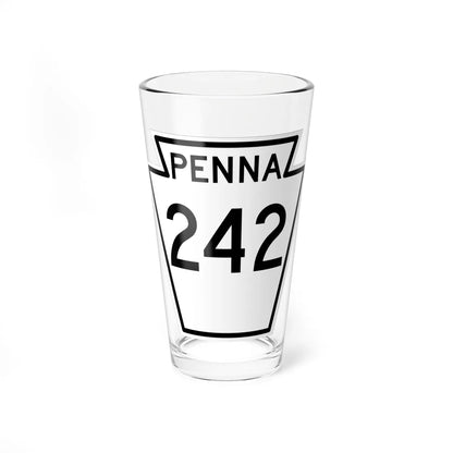 PA-242 1948 (Pennsylvania) (Road Sign) Pint Glass 16oz - Go Mug Yourself
