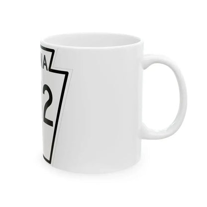 PA-242 1948 (Pennsylvania) (Road Sign) White Coffee Mug - Go Mug Yourself