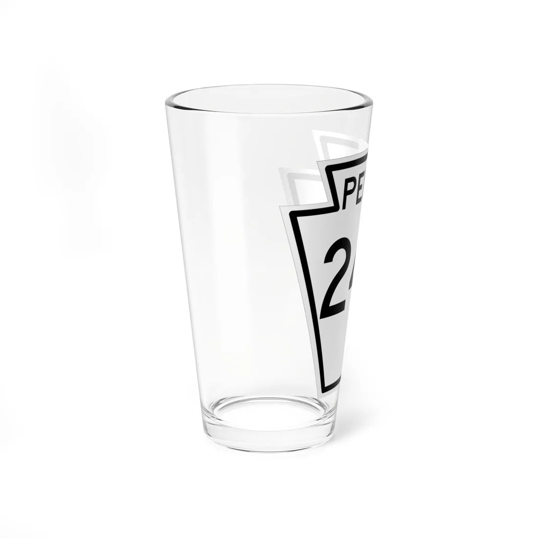 PA-244 1948 (Pennsylvania) (Road Sign) Pint Glass 16oz - Go Mug Yourself