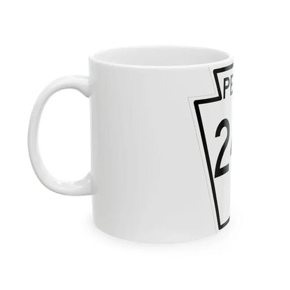 PA-244 1948 (Pennsylvania) (Road Sign) White Coffee Mug - Go Mug Yourself