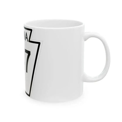 PA-247 1948 (Pennsylvania) (Road Sign) White Coffee Mug - Go Mug Yourself