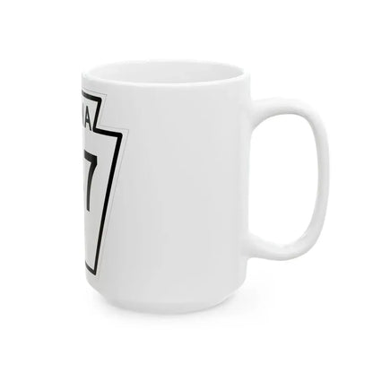 PA-247 1948 (Pennsylvania) (Road Sign) White Coffee Mug - Go Mug Yourself