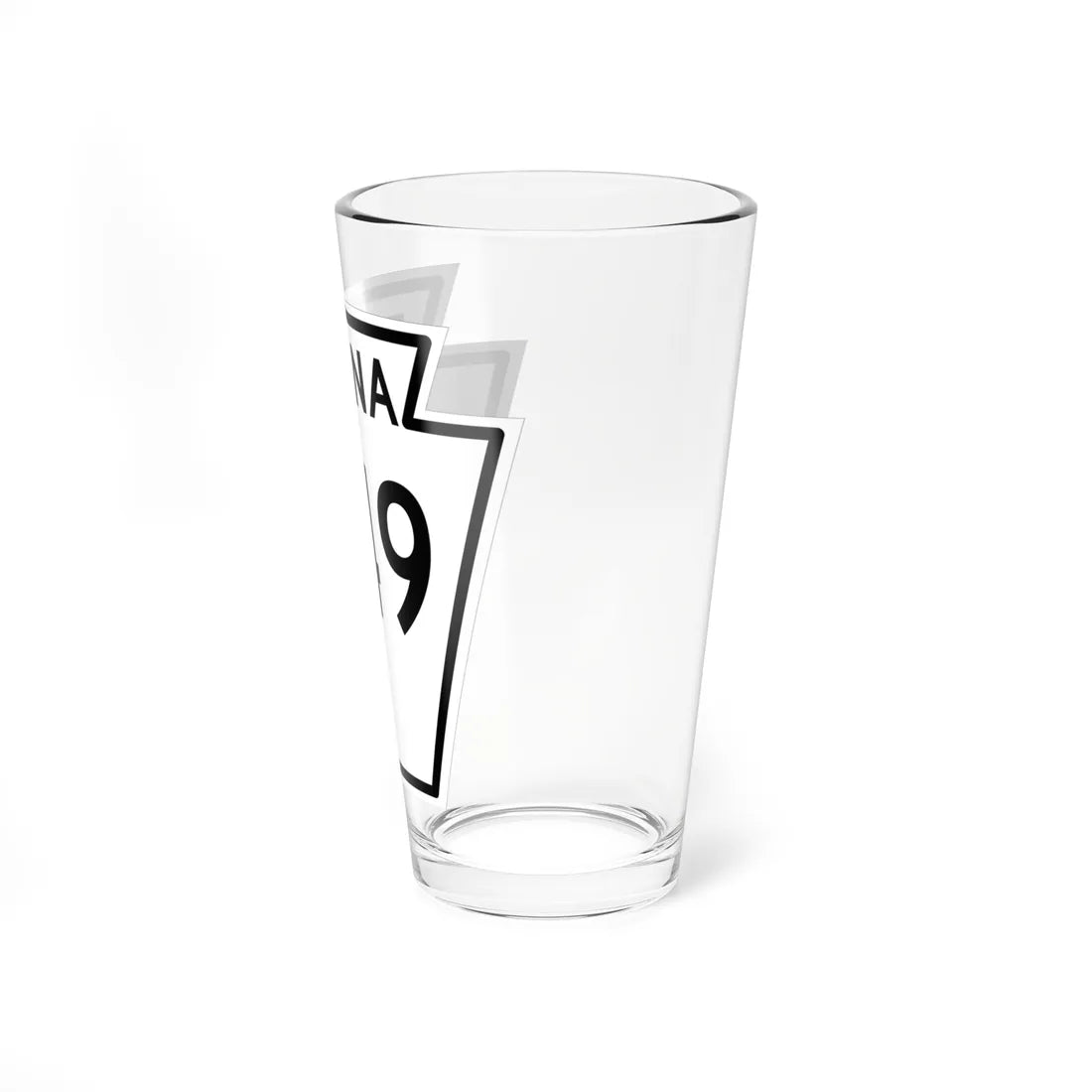 PA-249 1948 (Pennsylvania) (Road Sign) Pint Glass 16oz - Go Mug Yourself