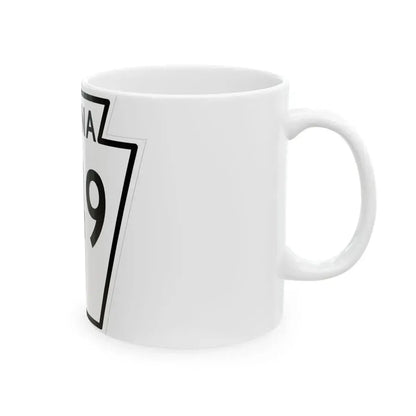 PA-249 1948 (Pennsylvania) (Road Sign) White Coffee Mug - Go Mug Yourself