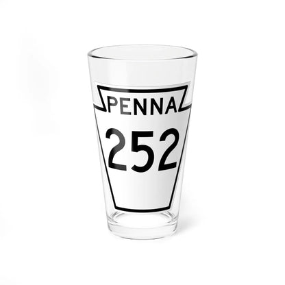 PA-252 1948 (Pennsylvania) (Road Sign) Pint Glass 16oz 16oz - Go Mug Yourself