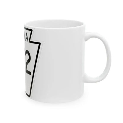 PA-252 1948 (Pennsylvania) (Road Sign) White Coffee Mug - Go Mug Yourself