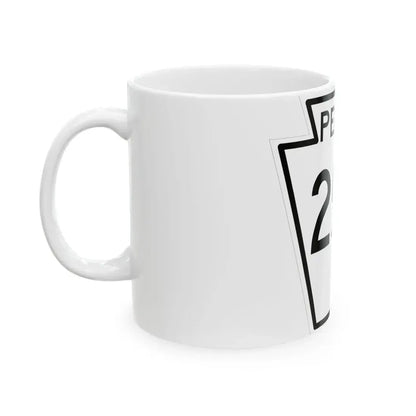PA-253 1948 (Pennsylvania) (Road Sign) White Coffee Mug - Go Mug Yourself