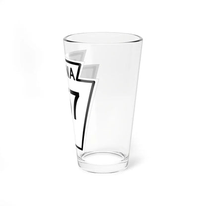 PA-257 1948 (Pennsylvania) (Road Sign) Pint Glass 16oz - Go Mug Yourself
