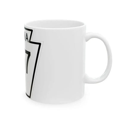 PA-257 1948 (Pennsylvania) (Road Sign) White Coffee Mug - Go Mug Yourself