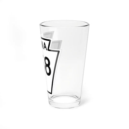 PA-258 1948 (Pennsylvania) (Road Sign) Pint Glass 16oz - Go Mug Yourself