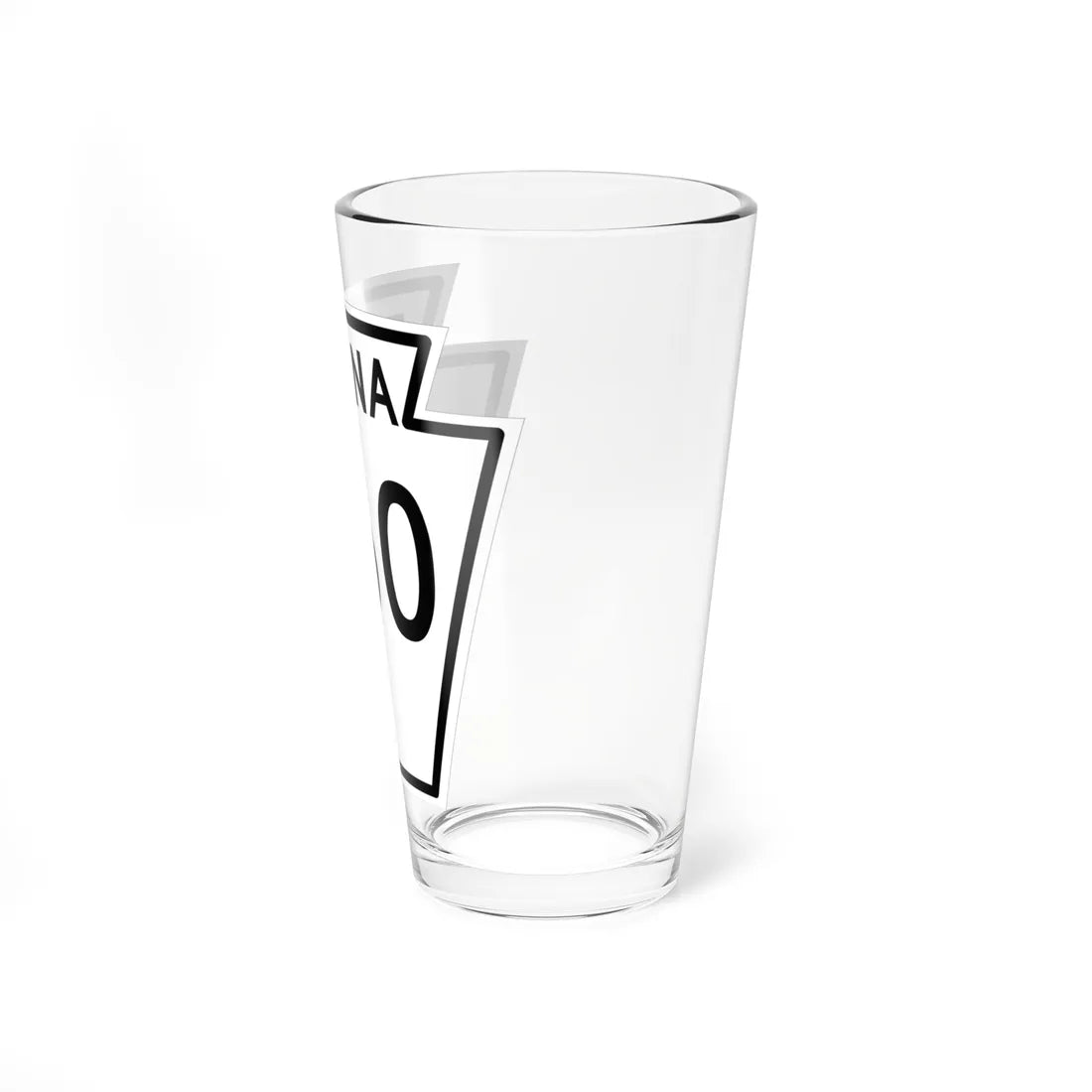 PA-260 1948 (Pennsylvania) (Road Sign) Pint Glass 16oz - Go Mug Yourself