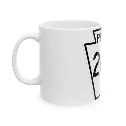 PA-260 1948 (Pennsylvania) (Road Sign) White Coffee Mug - Go Mug Yourself