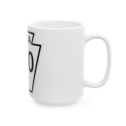 PA-260 1948 (Pennsylvania) (Road Sign) White Coffee Mug - Go Mug Yourself