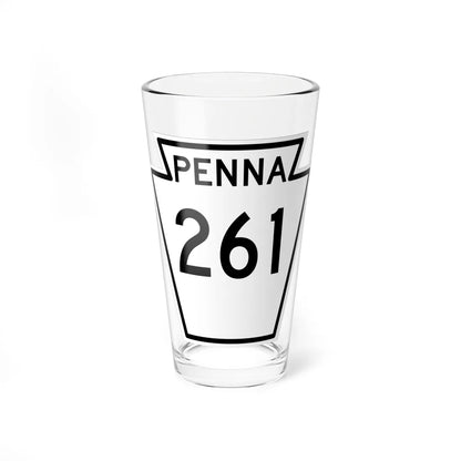 PA-261 1948 (Pennsylvania) (Road Sign) Pint Glass 16oz 16oz - Go Mug Yourself