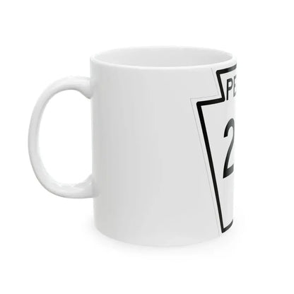 PA-261 1948 (Pennsylvania) (Road Sign) White Coffee Mug - Go Mug Yourself