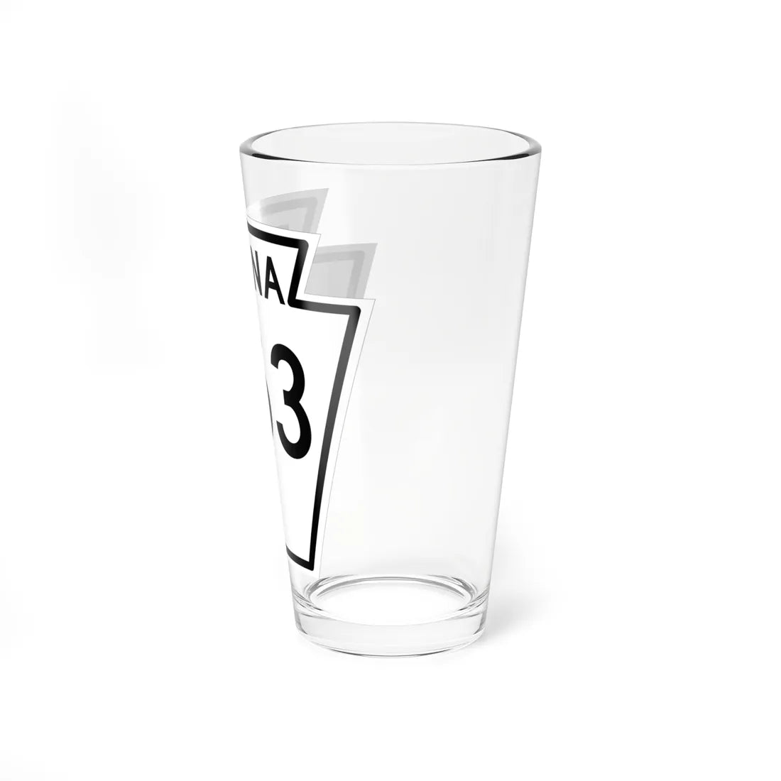 PA-263 1948 (Pennsylvania) (Road Sign) Pint Glass 16oz - Go Mug Yourself