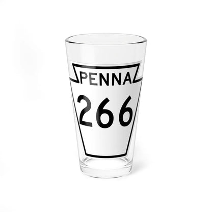 PA-266 1948 (Pennsylvania) (Road Sign) Pint Glass 16oz 16oz - Go Mug Yourself